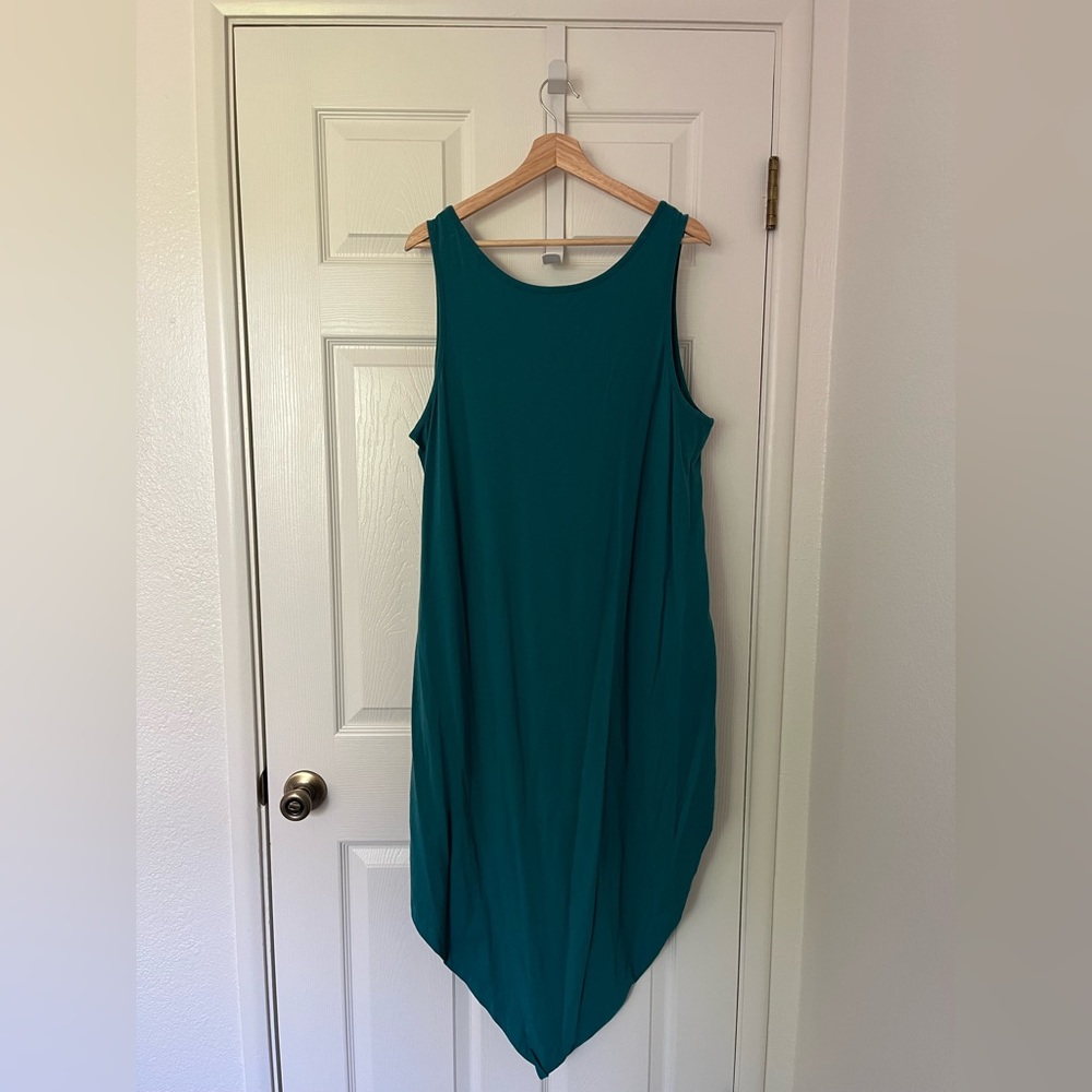 Iconic Geneva Tank Dress 18-20 Plus Size Harbor Blue - Picture 2 of 7